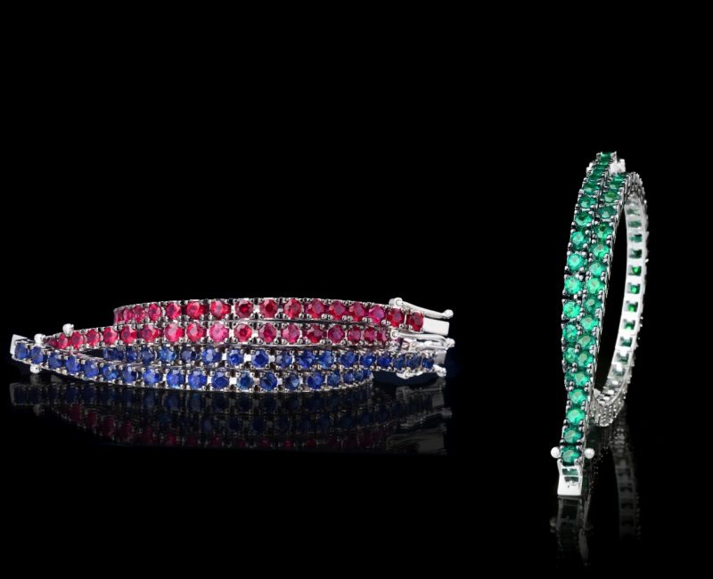 diamantarmband tennisarmband safirer rubiner smaragder juvelia stockholm östermalm